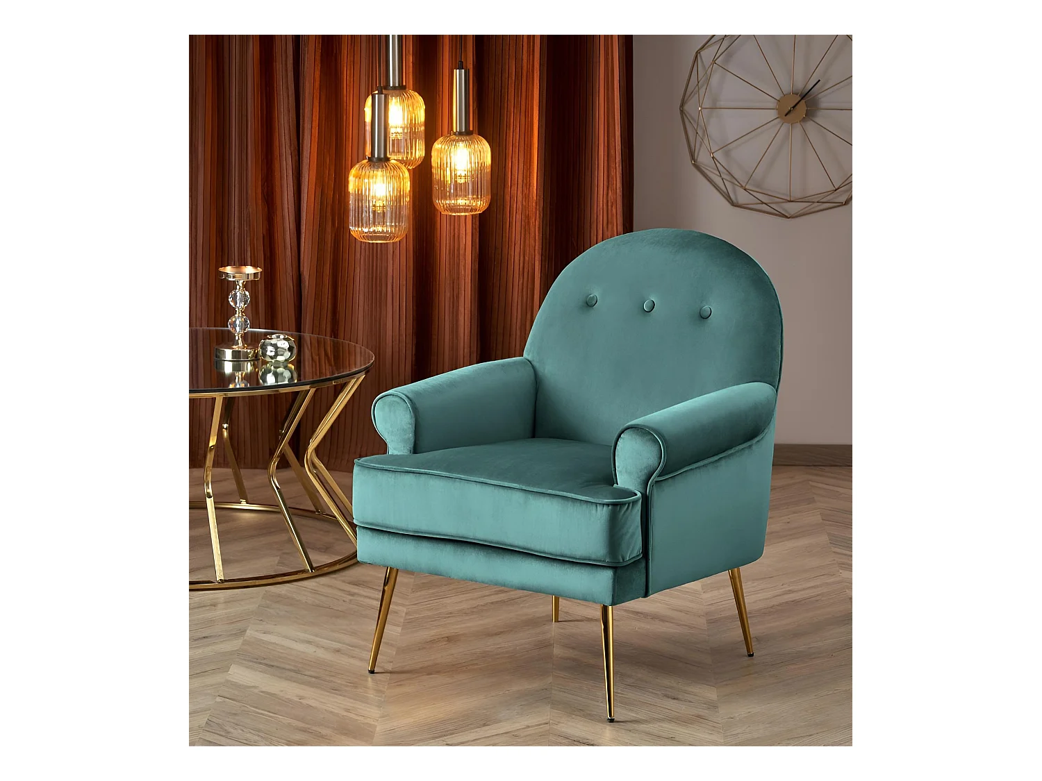 Relax Sessel Santi/Stoffbezug/Grün