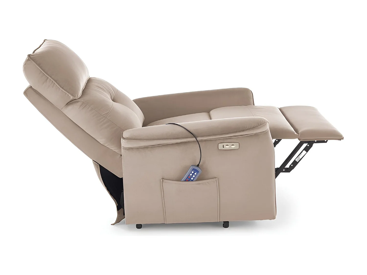 Tavolo da pranzo Gaston Premium XL (75x140-180)/Allungabile/Ceramica/Nero Bianco Grigio