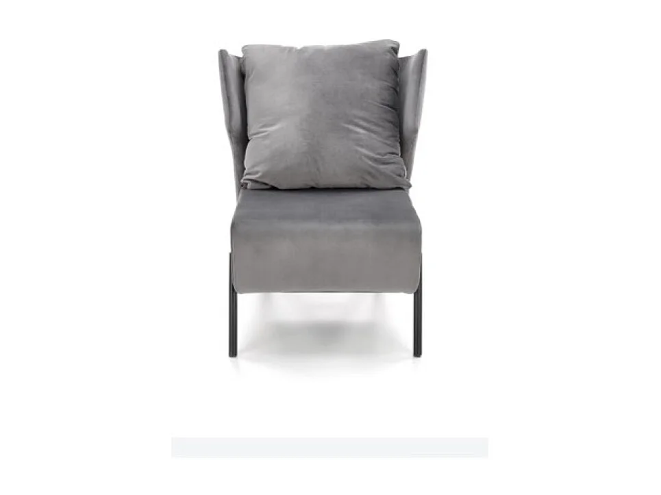 Fauteuil Victus/revêtement en tissu/gris