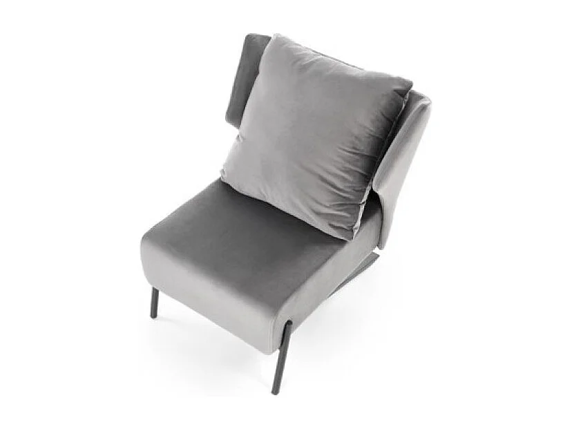 Fauteuil Victus/revêtement en tissu/gris