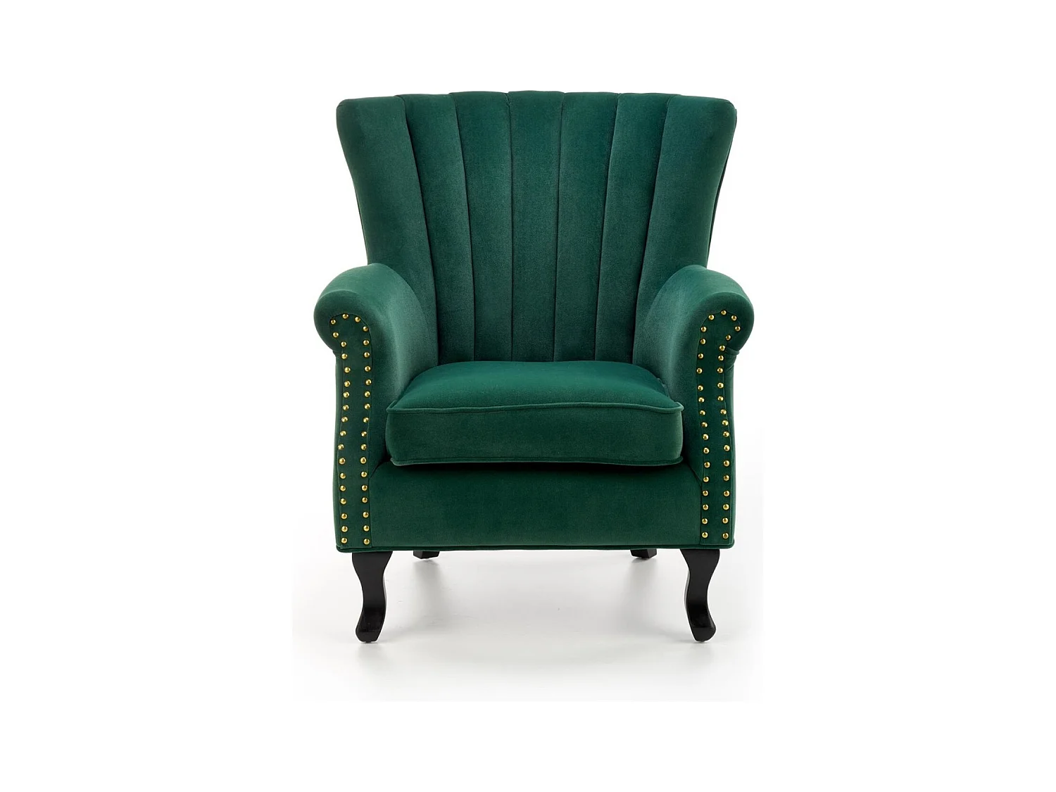 Fauteuil relax Titan/Housse en tissu velours/Vert