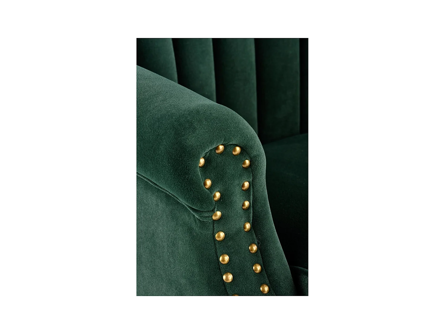 Fauteuil relax Titan/Housse en tissu velours/Vert