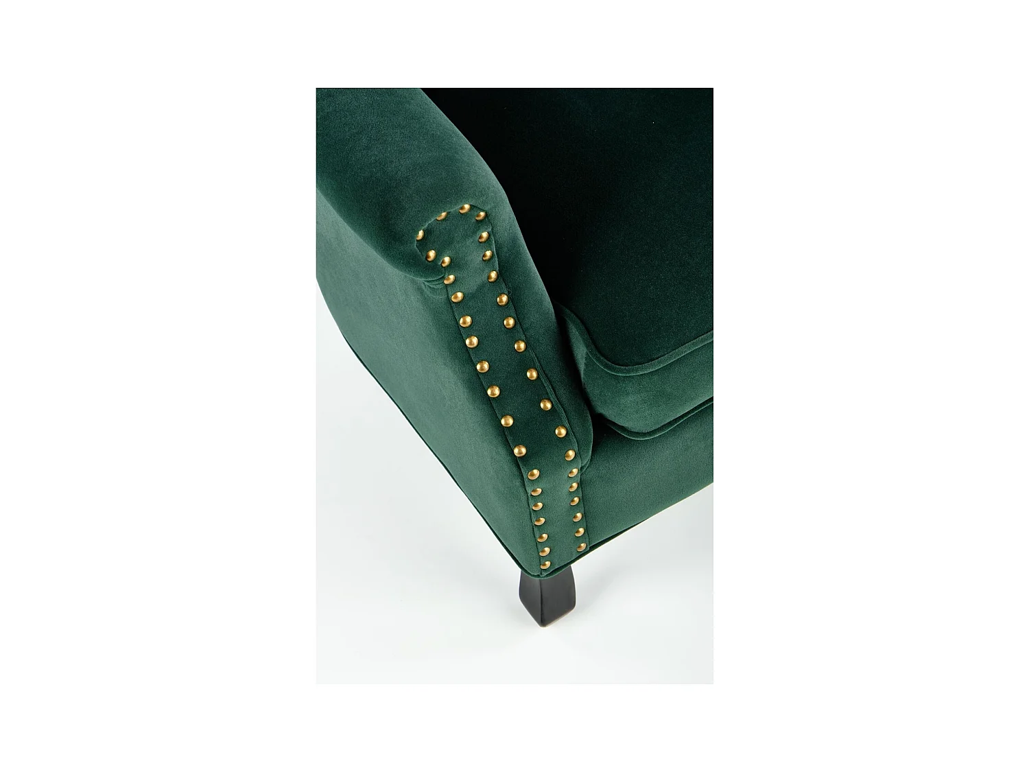 Fauteuil relax Titan/Housse en tissu velours/Vert