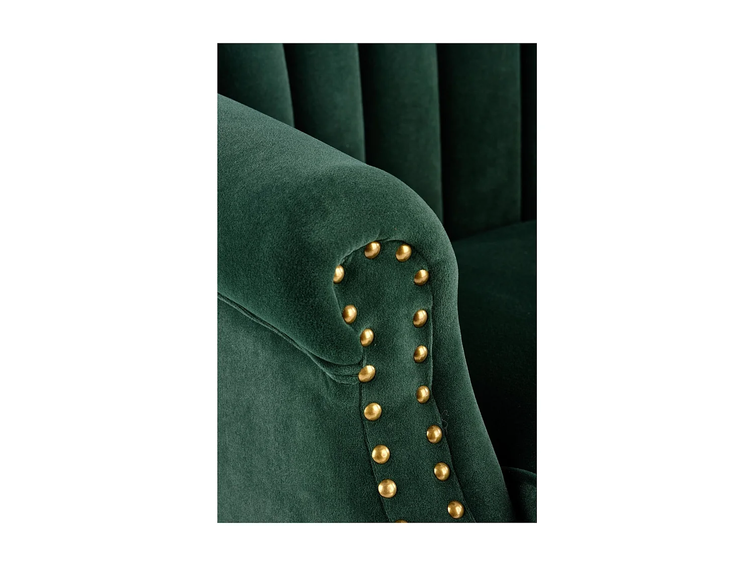 Poltrona relax Titan/Rivestimento in tessuto velluto/Verde