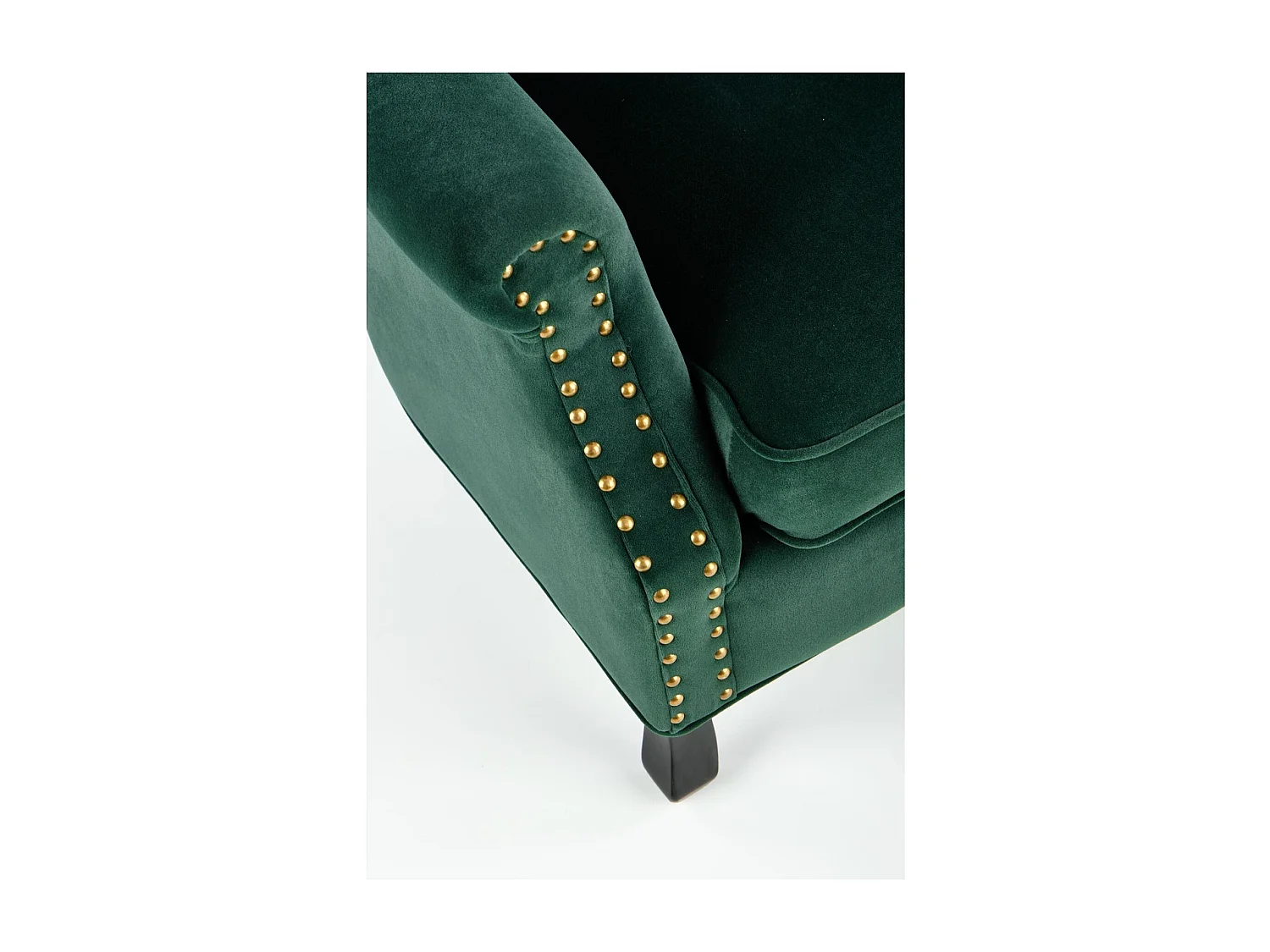 Poltrona relax Titan/Rivestimento in tessuto velluto/Verde