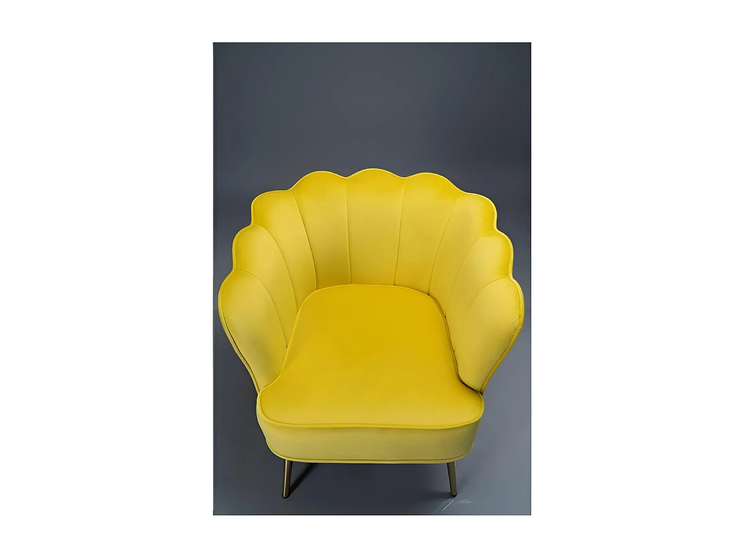 Relax Fauteuil Fine/Tissu/Jaune