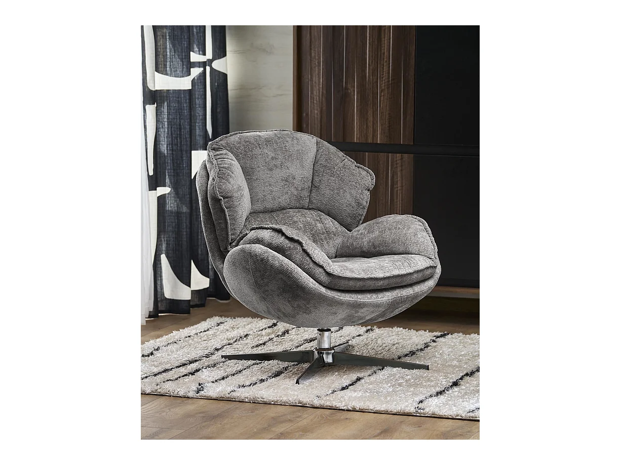 Sessel Guido/Stoffbezug/Grau