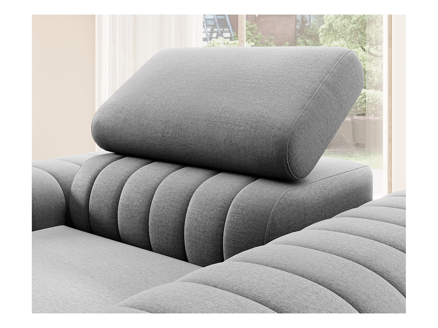 Poltrona Laurence/Tessuto/Grigio