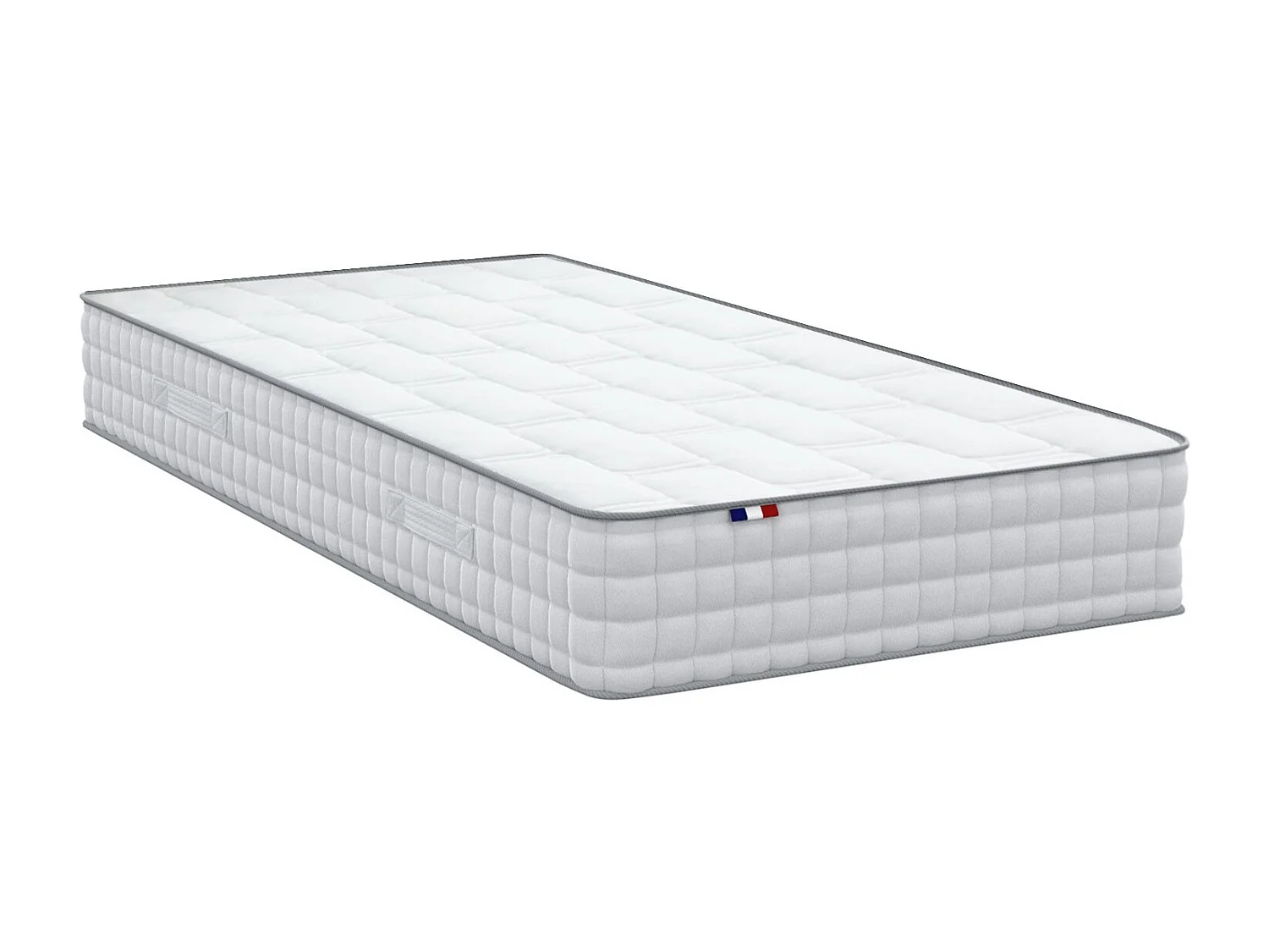 Matelas ressorts ensachés 7 zones, COSMOS, Face Hiver/Eté Dimensions - 90 x 190 cm