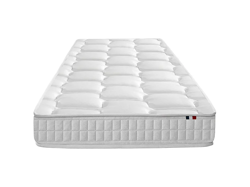 Matelas ressorts 7 zones ODYSSEE - Mémoire de forme, soutien ferme Dimensions - 90 x 190 cm