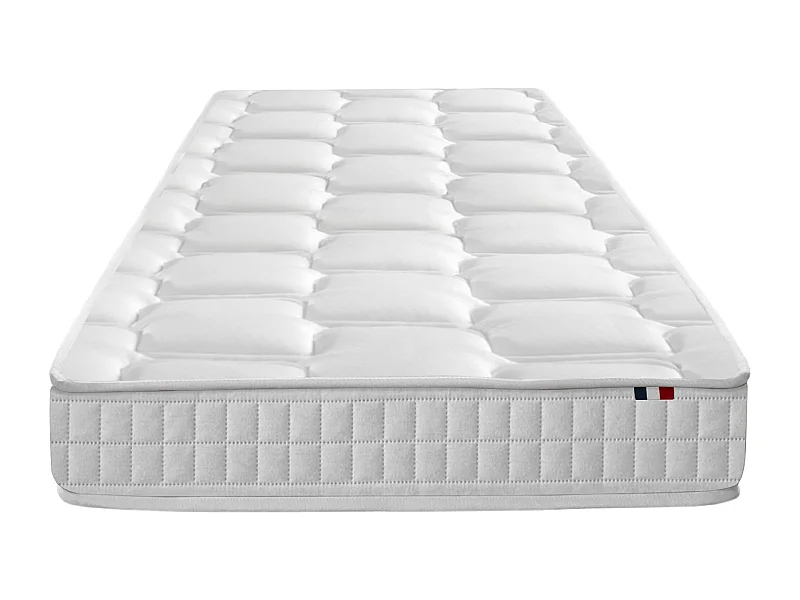 Matelas ressorts ensachés 7 zones, COSMOS, Face Hiver/Eté Dimensions - 80 x 200 cm