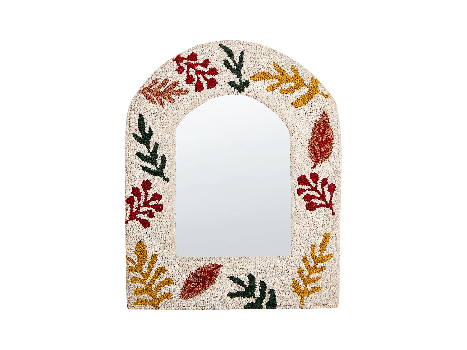 Miroir KUTAISI 40 cm 50 cm Coton Blanc cassé