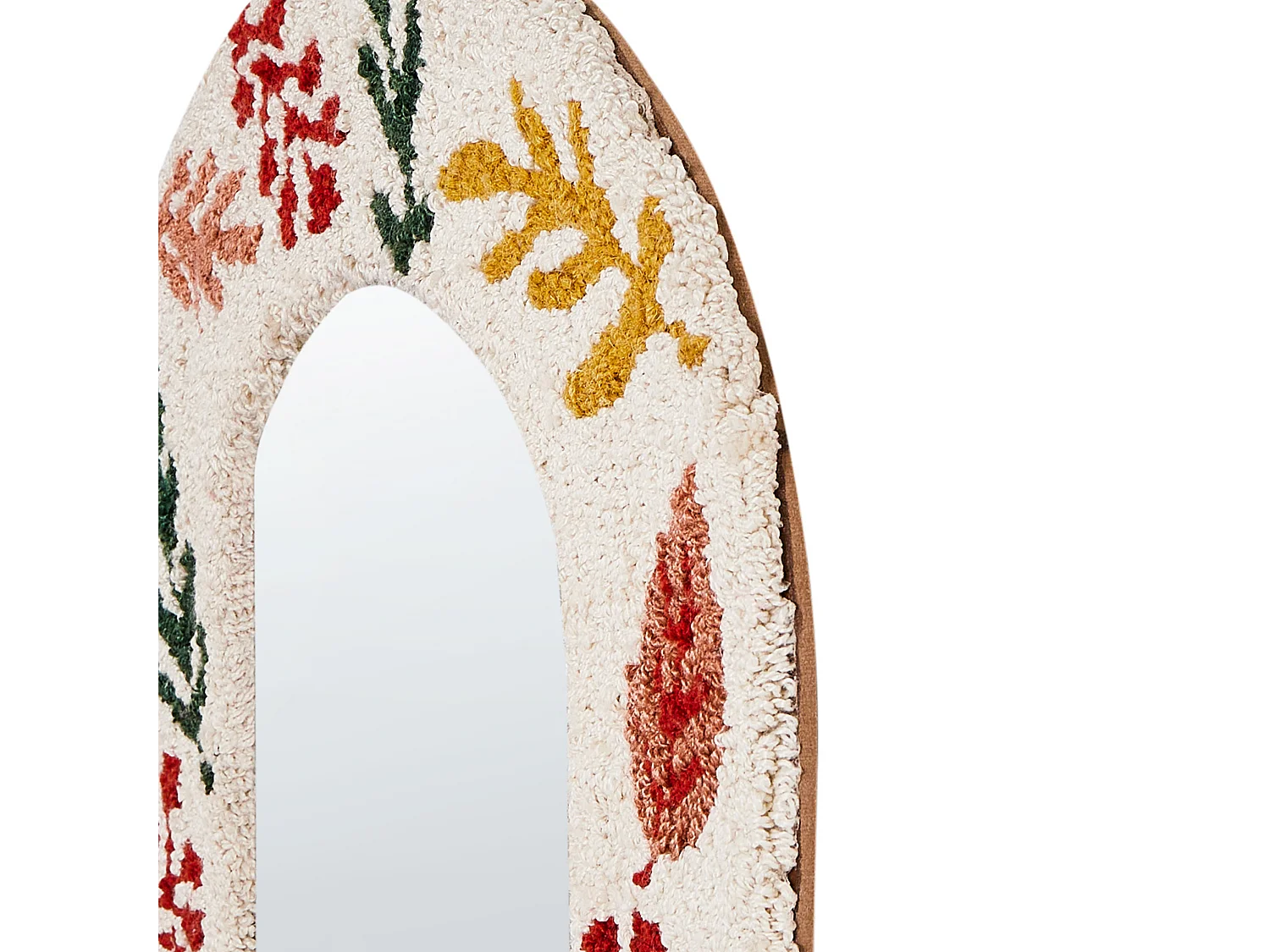Miroir KUTAISI 40 cm 50 cm Coton Blanc cassé