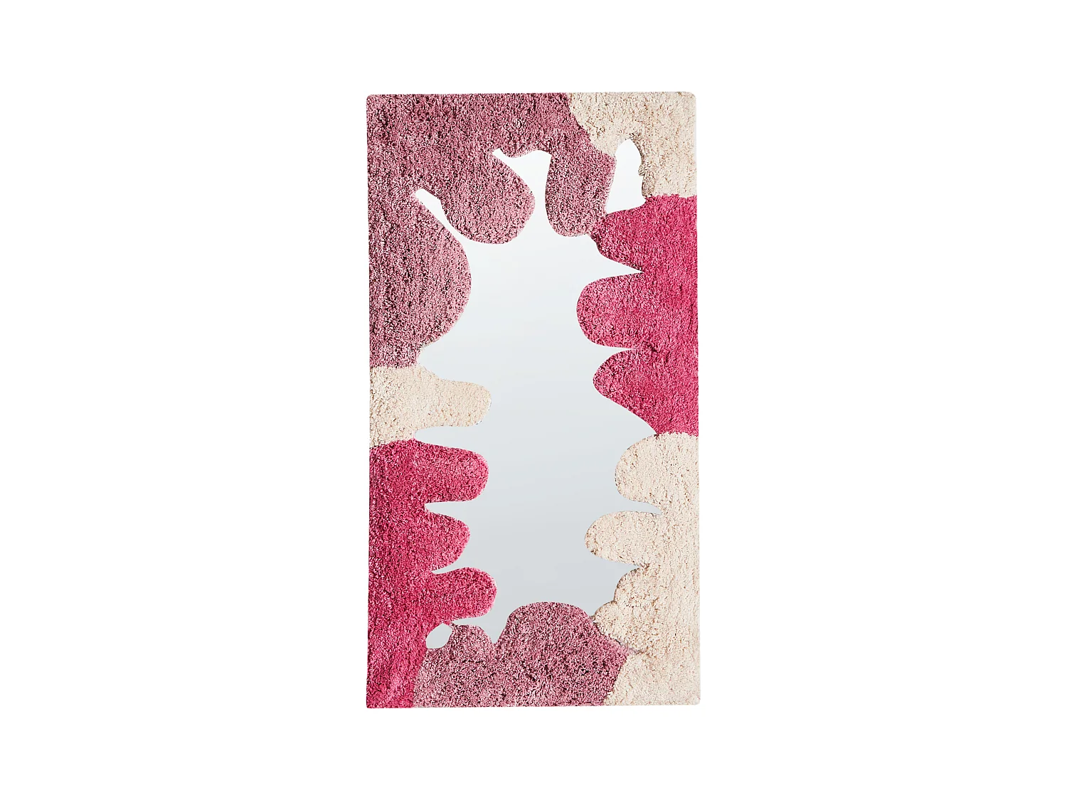 Miroir CAGERI 41 cm 75 cm Coton Rose