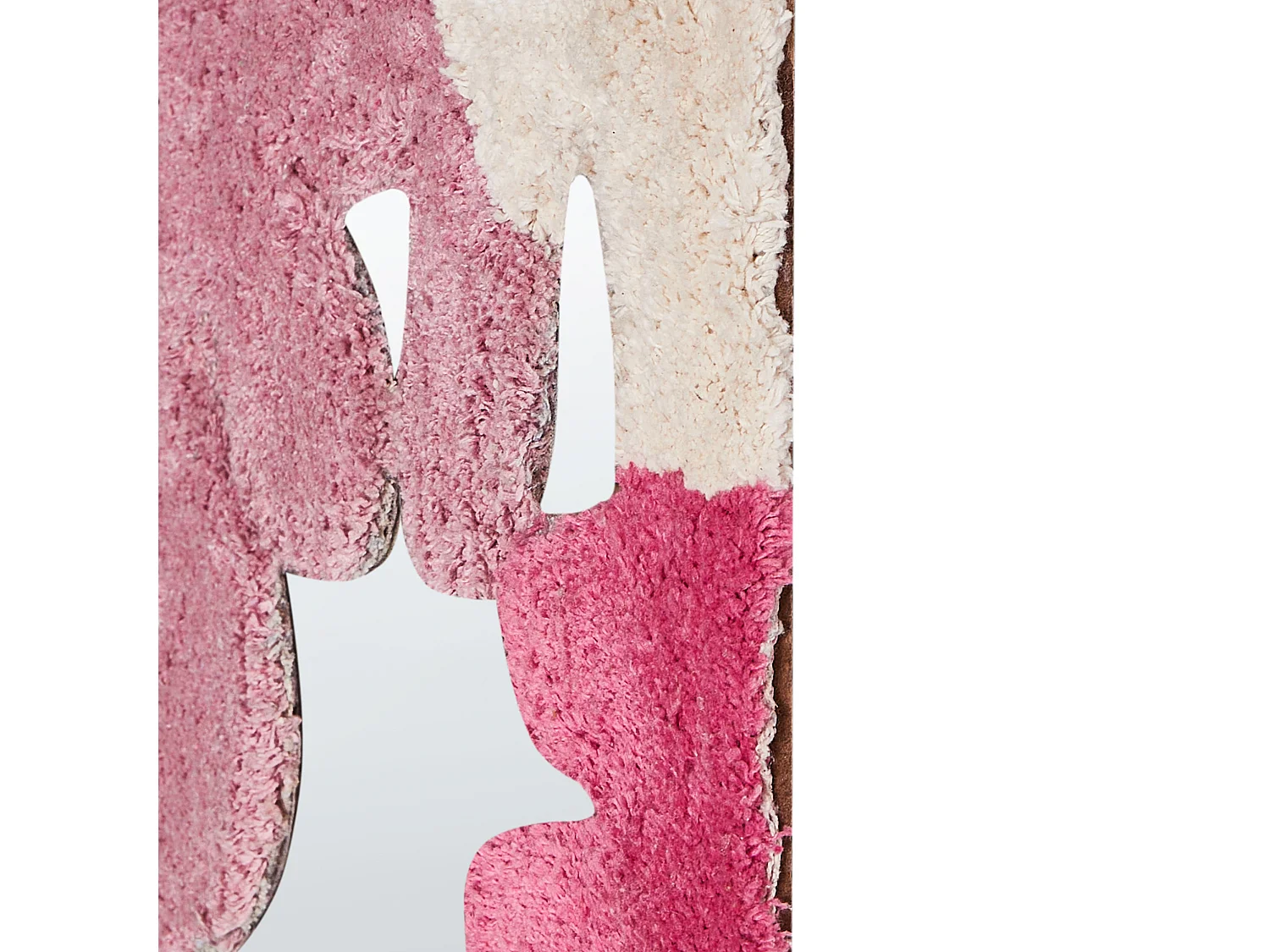 Miroir CAGERI 41 cm 75 cm Coton Rose