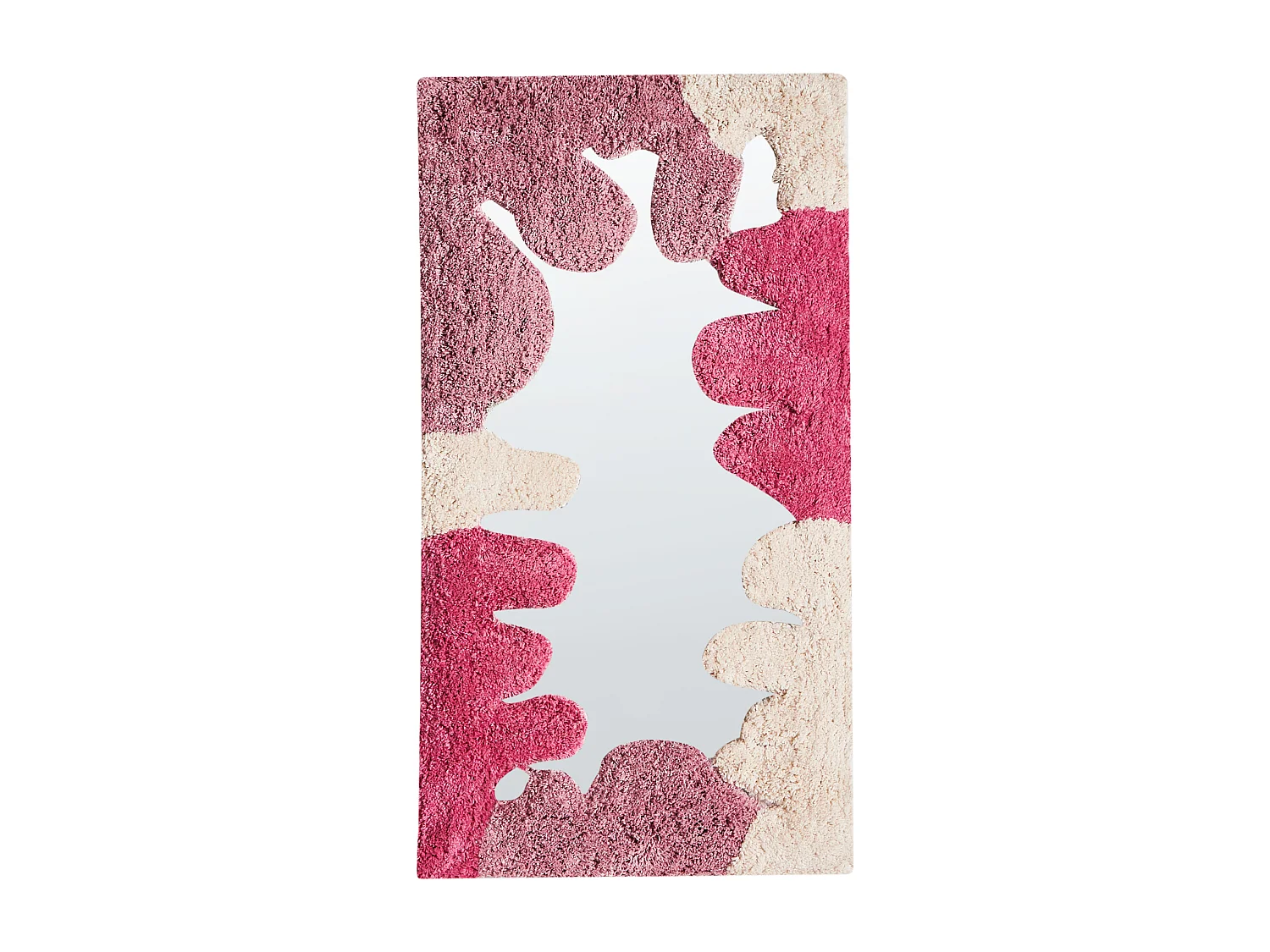 Miroir CAGERI 41 cm 75 cm Coton Rose