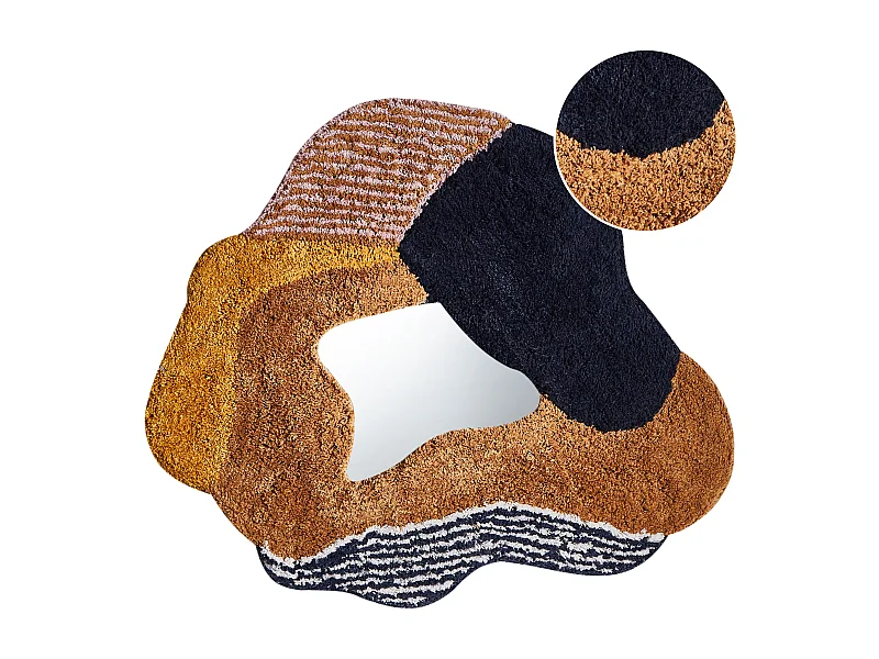 Miroir ABASZA 60 cm 62 cm Coton Multicolore