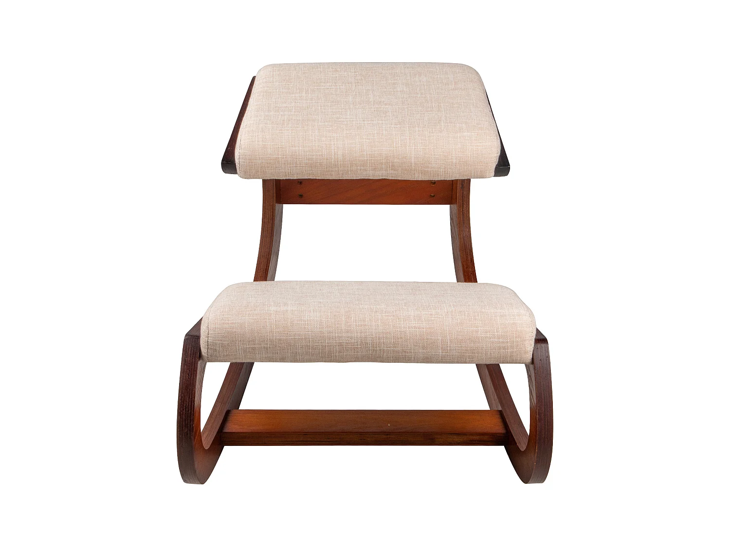 Fauteuil de Bureau SucceBuy, Chaise Ergonomique à Genoux Tabouret en Bois à Bascule pour le Bureau et la Maison