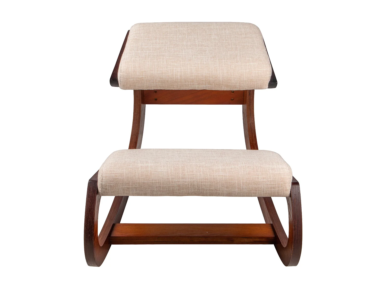 Fauteuil de Bureau SucceBuy, Chaise Ergonomique à Genoux Tabouret en Bois à Bascule pour le Bureau et la Maison