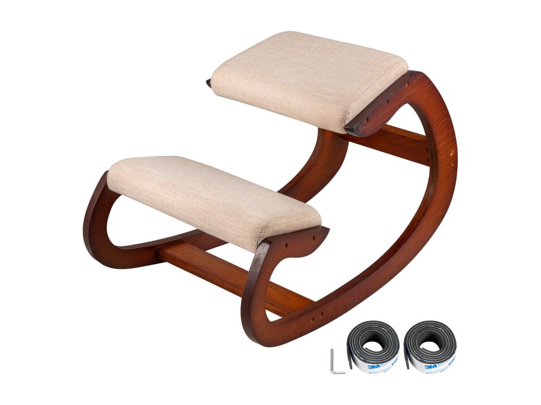 Krzesło SucceBuy Ergonomiczne Krzesło na Kolanach Drewniane Drzewkowate dla Biura i Domu
