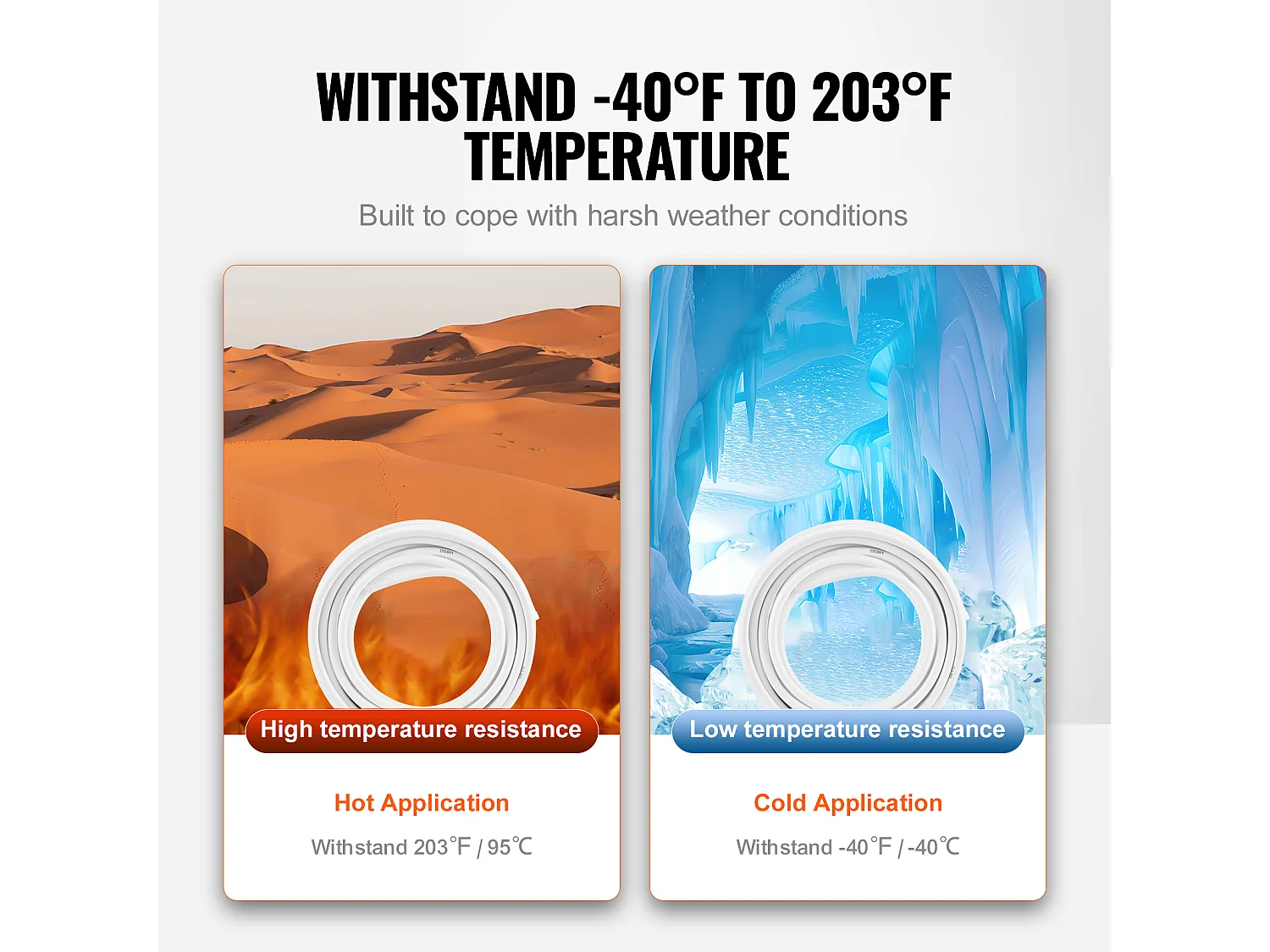 Tube SucceBuy PEX-AL-PEX 208cm, Tuyau d'Arrosage, Tuyau Composite Aluminium-Plastique, Barrière à l'Oxygène