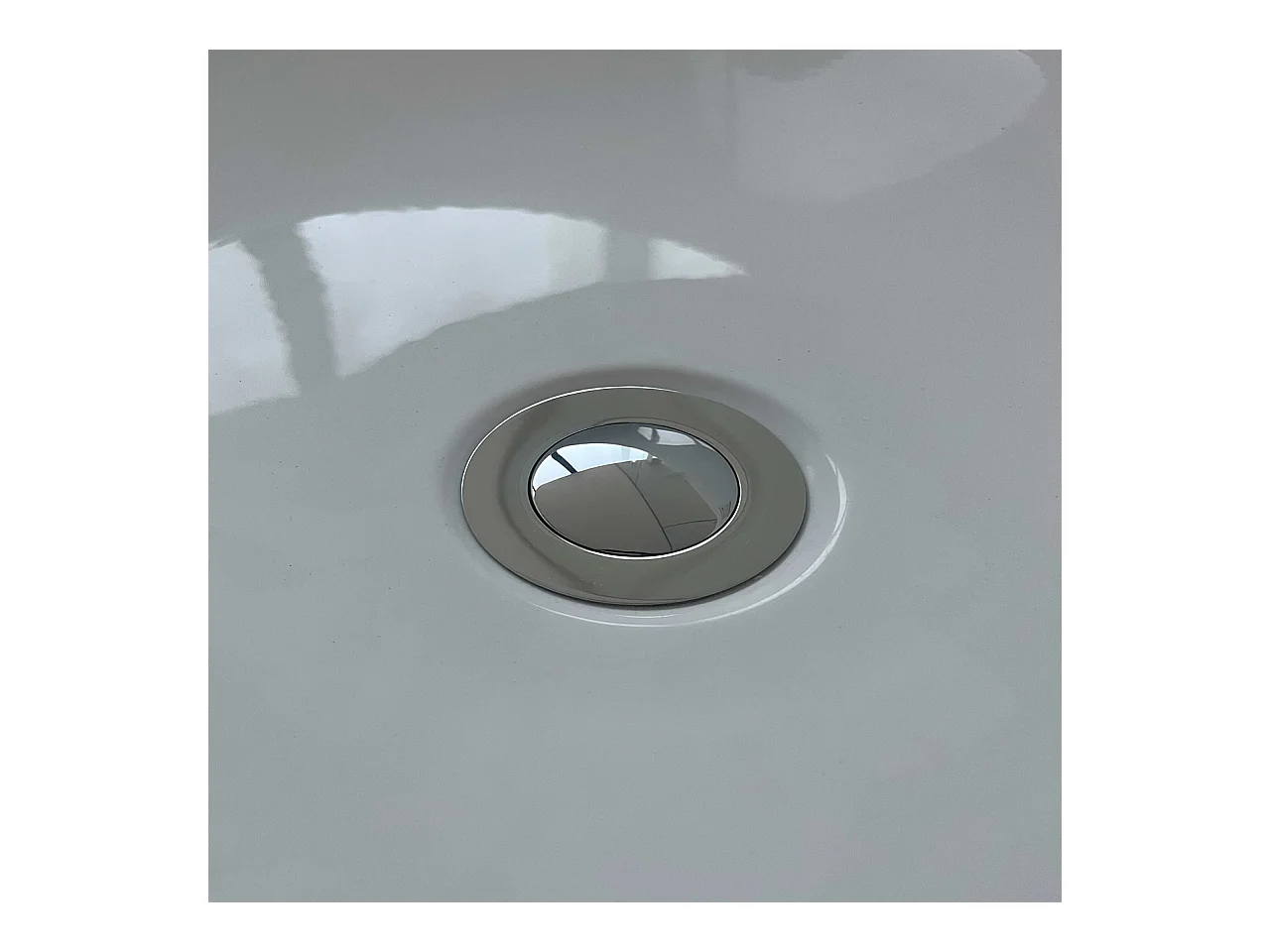 Vasca da Bagno a Isola Vasca da Bagno Freestanding in Acrilico da 170x80x58 cm, Colore Bianco, Forma Ovale