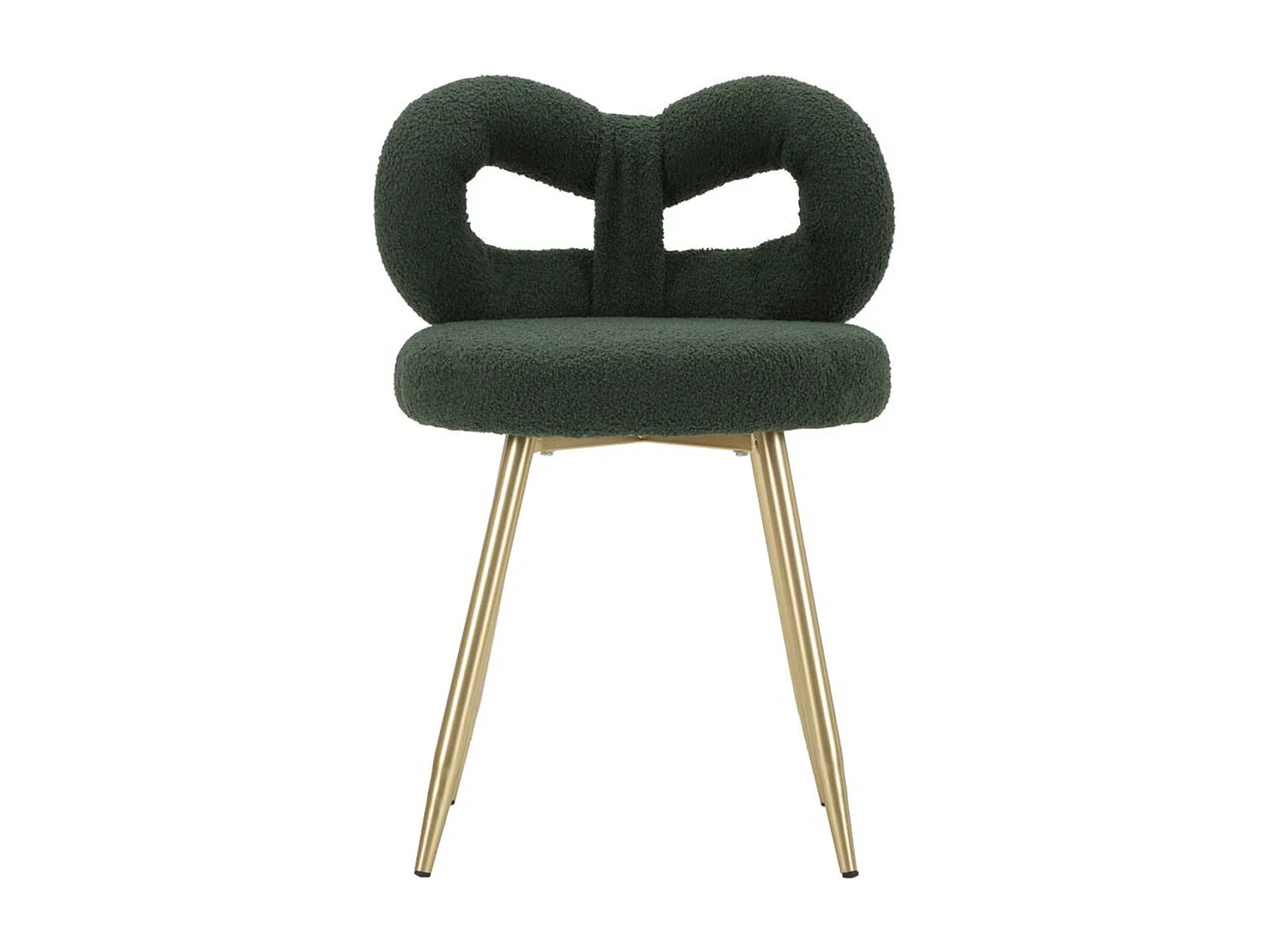 Krzesło Wstążka 2, Zielony, 40x40x67 cm, Seven Design