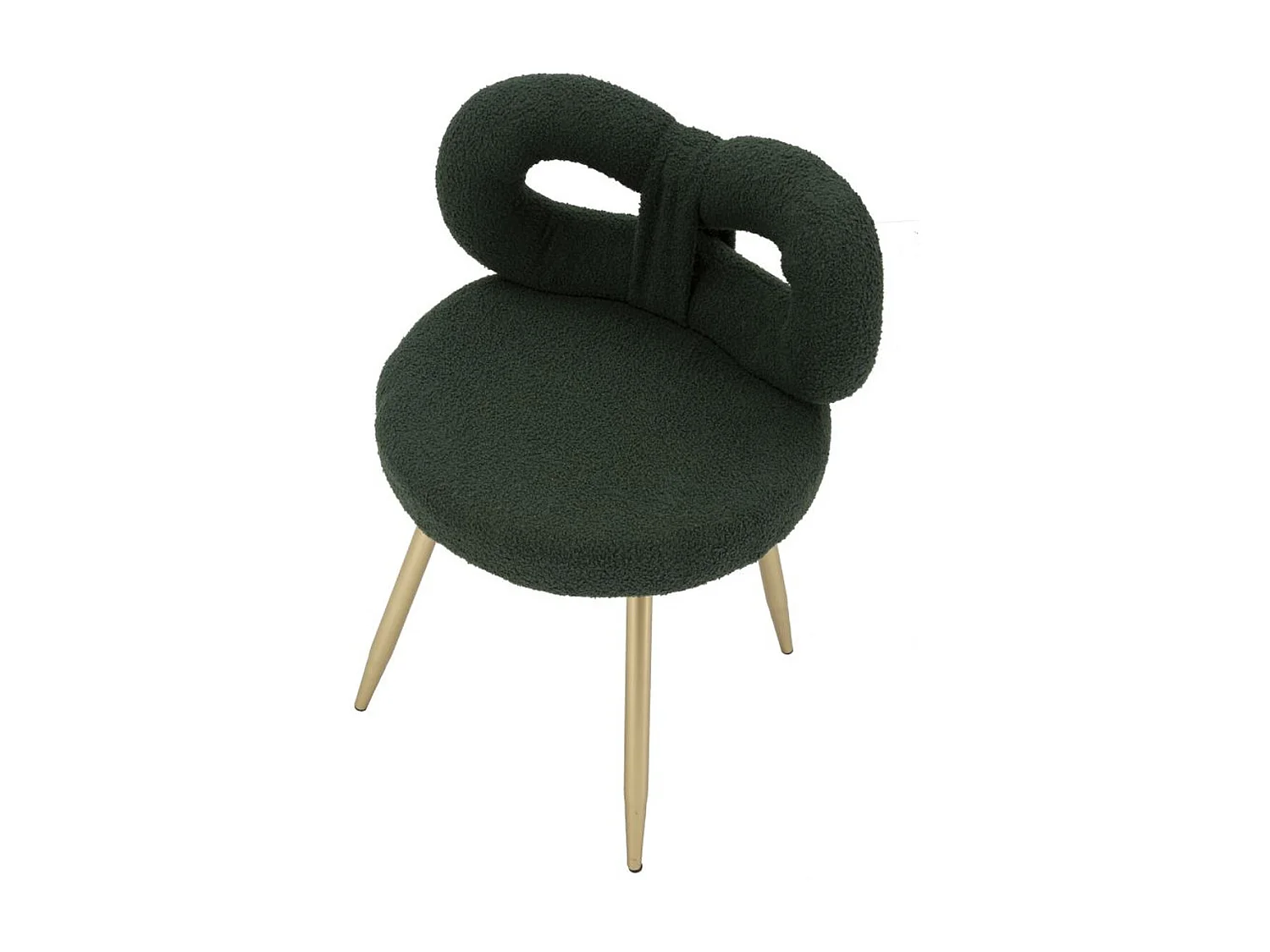 Krzesło Wstążka 2, Zielony, 40x40x67 cm, Seven Design