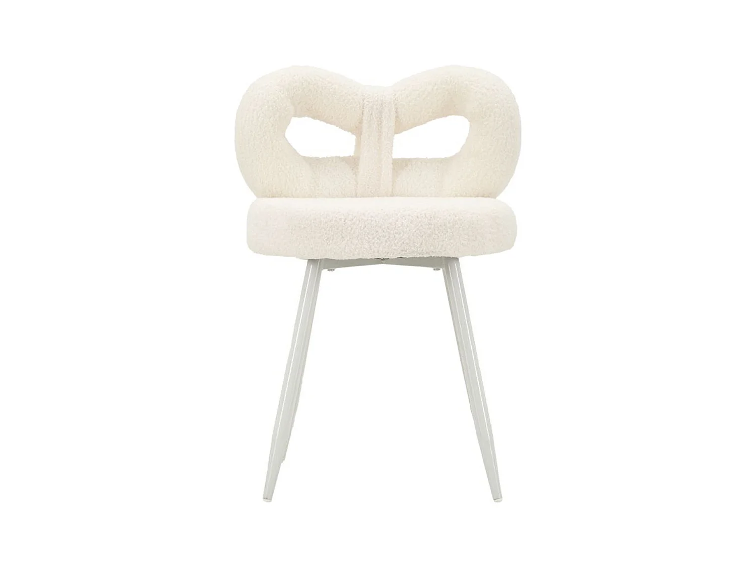 Chaise Noeud, Blanc, 40x40x67 cm, Epikasa