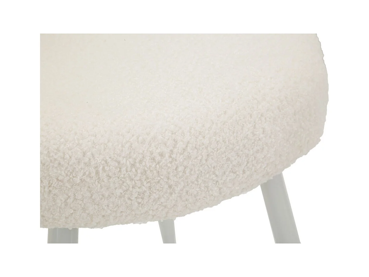 Chaise Noeud, Blanc, 40x40x67 cm, Epikasa