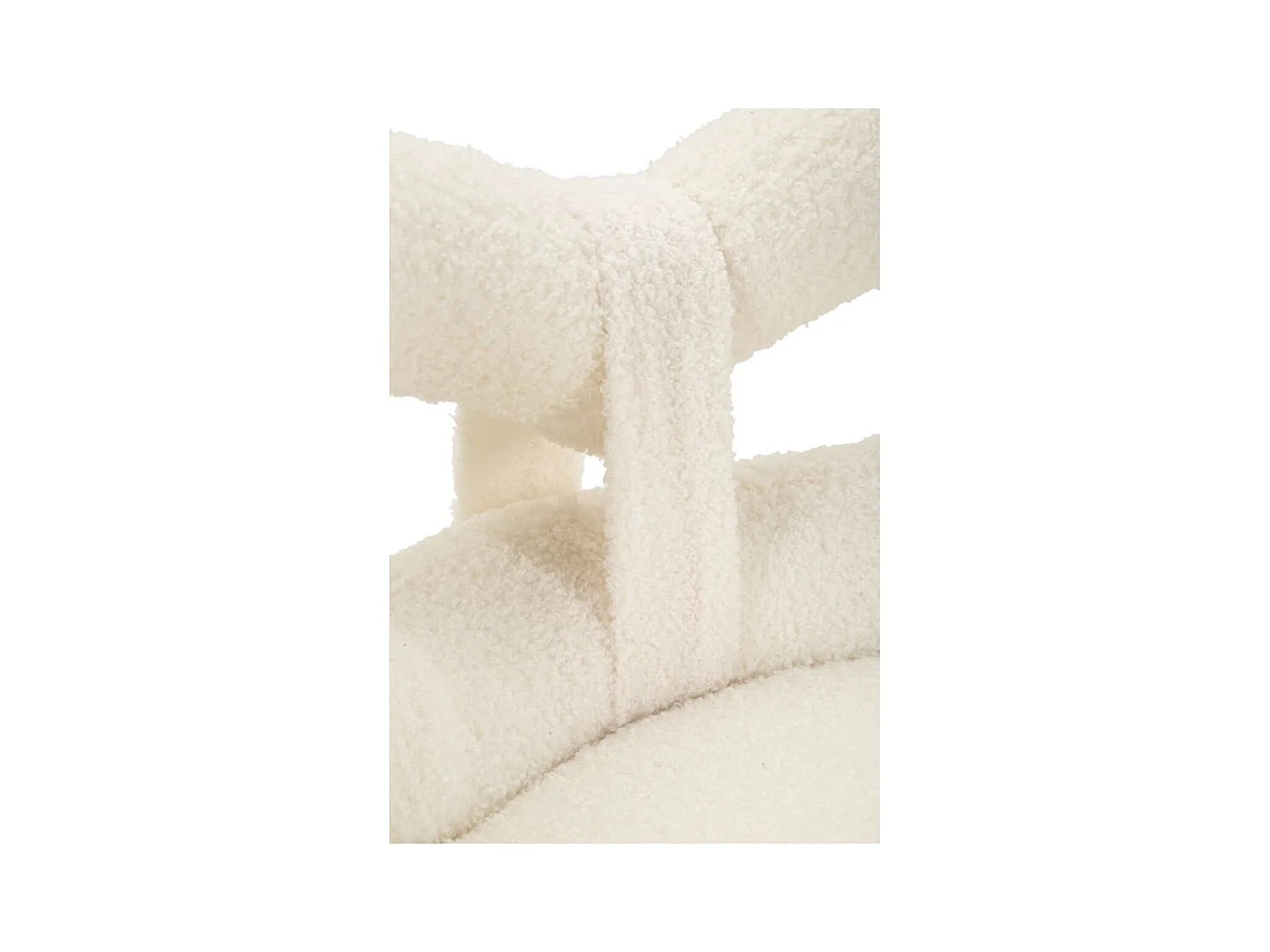 Chaise Noeud, Blanc, 40x40x67 cm, Epikasa