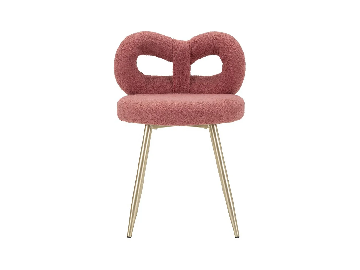 Chaise Noeud 1, Rose, 40x40x67 cm, Seven Design