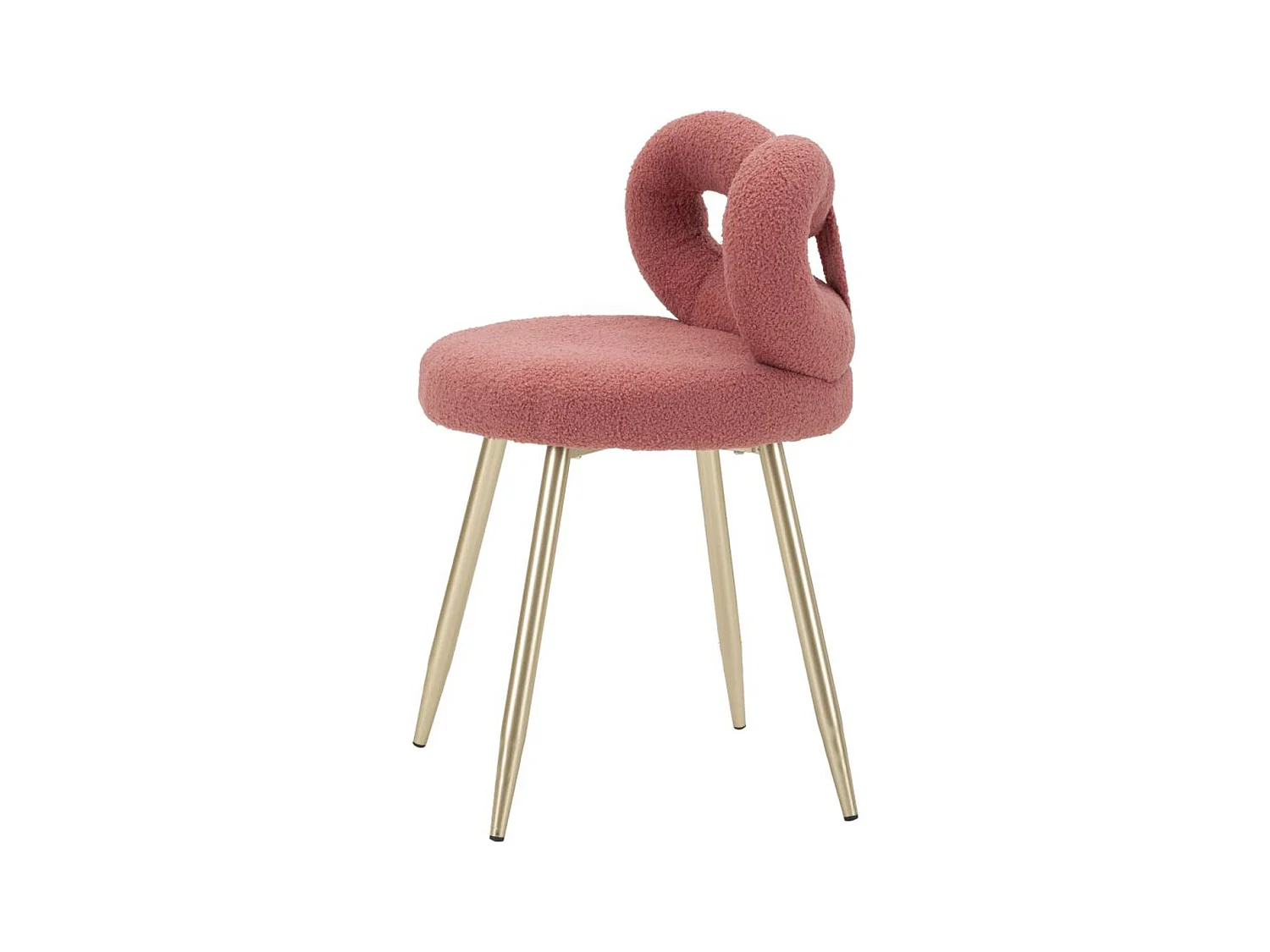Chaise Noeud 1, Rose, 40x40x67 cm, Epikasa