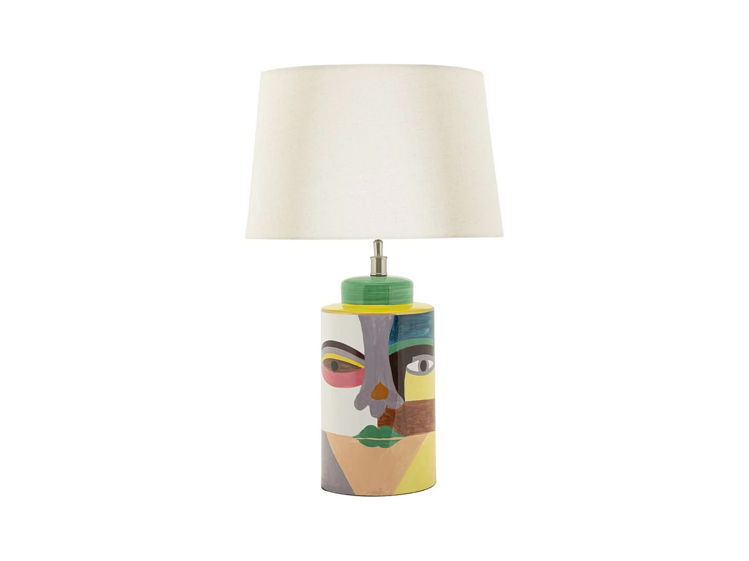 Lampe à Poser Abstrait, Multicouleur, 40x40x65 cm, Epikasa