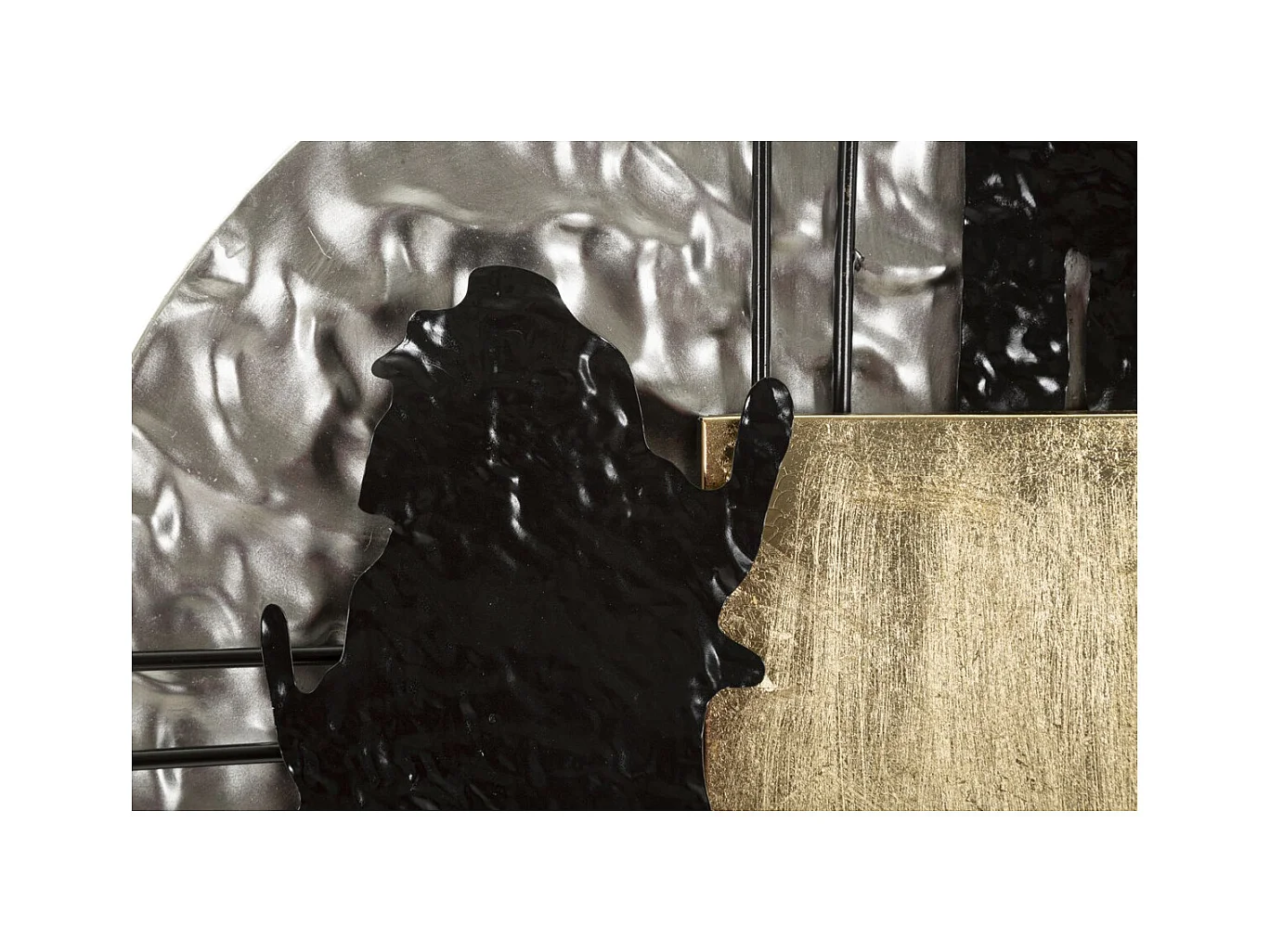 Décoration 3D en Métal MF762, Multicouleur, 71,8x6,4x100 cm, Seven Design