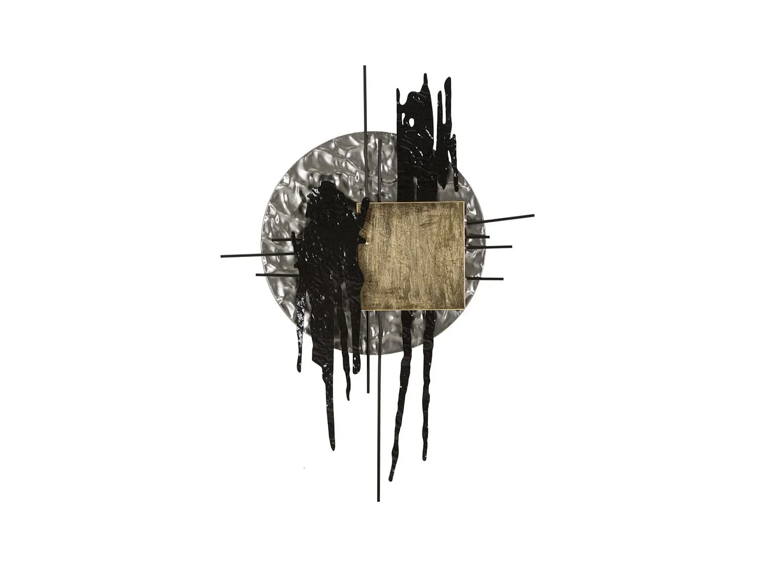 Décoration 3D en Métal MF762, Multicouleur, 71,8x6,4x100 cm, Epikasa