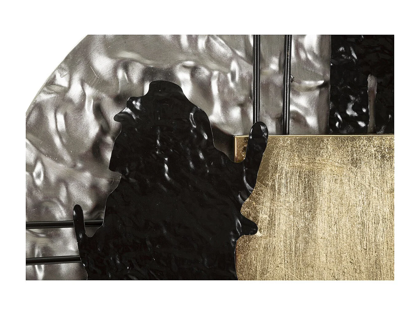 Décoration 3D en Métal MF762, Multicouleur, 71,8x6,4x100 cm, Seven Design