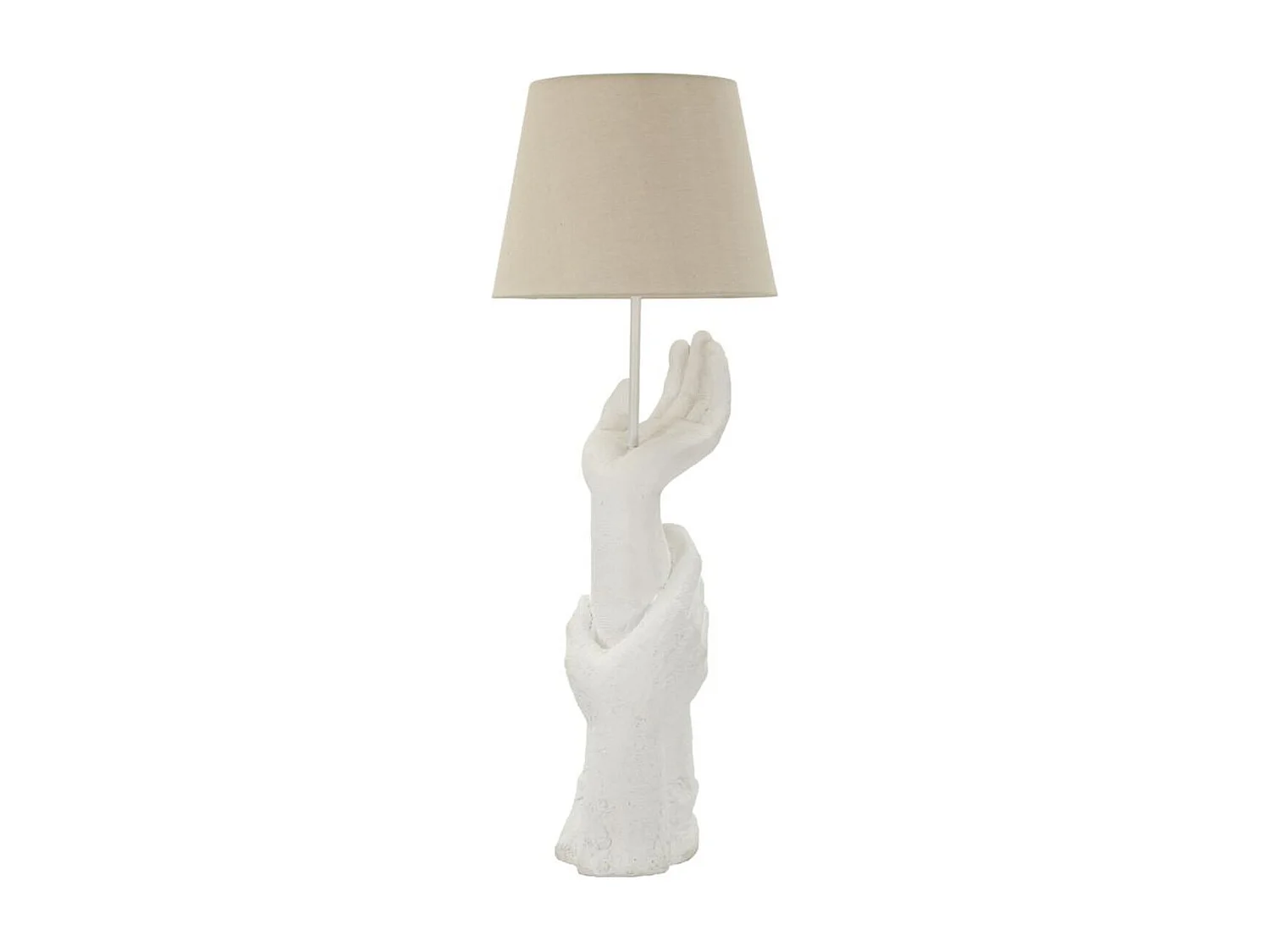 Lampe à Poser Mains, Blanc, 35x35x93 cm, Seven Design