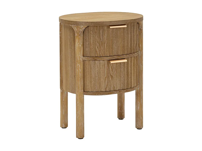 Stolik Nocny MF754, Brązowy, 38x34,5x52 cm, Epikasa