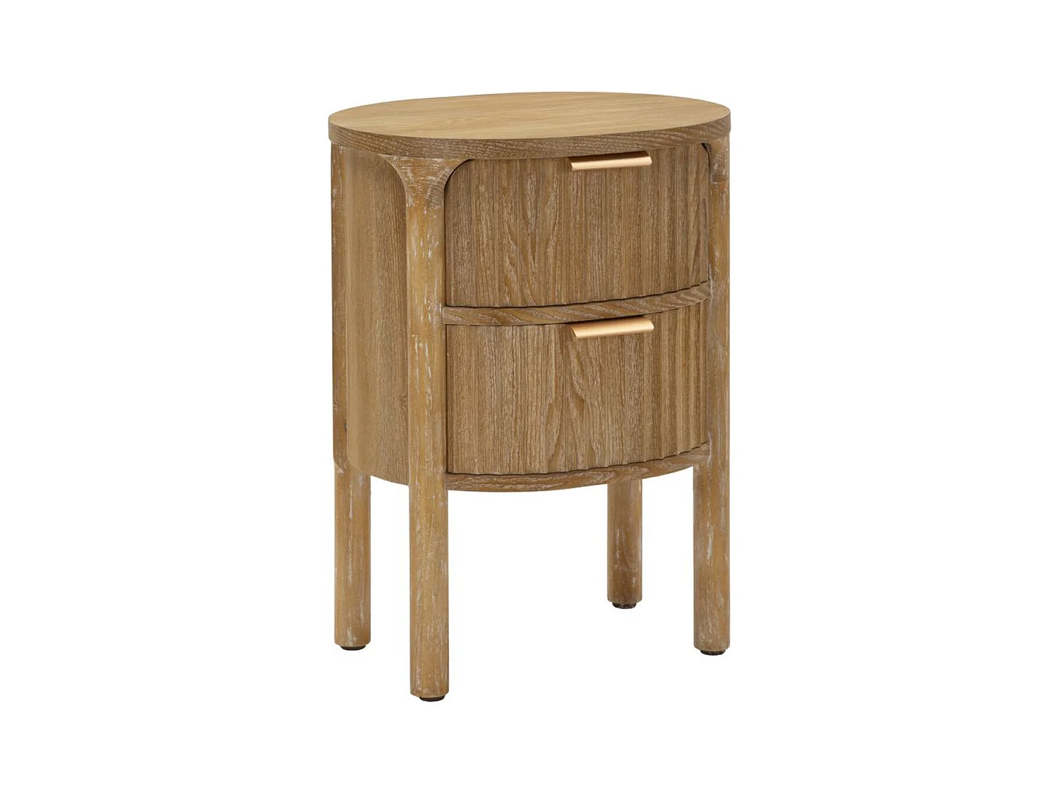 Table de Chevet MF754, Marron, 38x34,5x52 cm, Seven Design