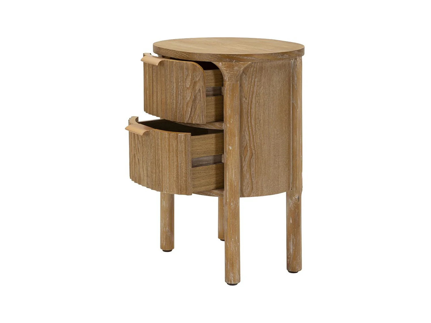 Table de Chevet MF754, Marron, 38x34,5x52 cm, Seven Design