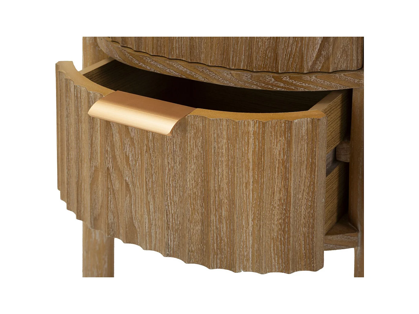 Table de Chevet MF754, Marron, 38x34,5x52 cm, Seven Design