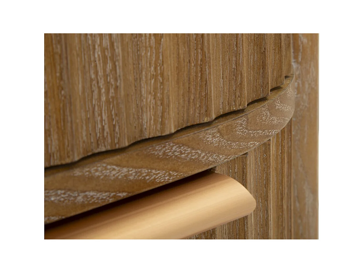 Table de Chevet MF754, Marron, 38x34,5x52 cm, Seven Design