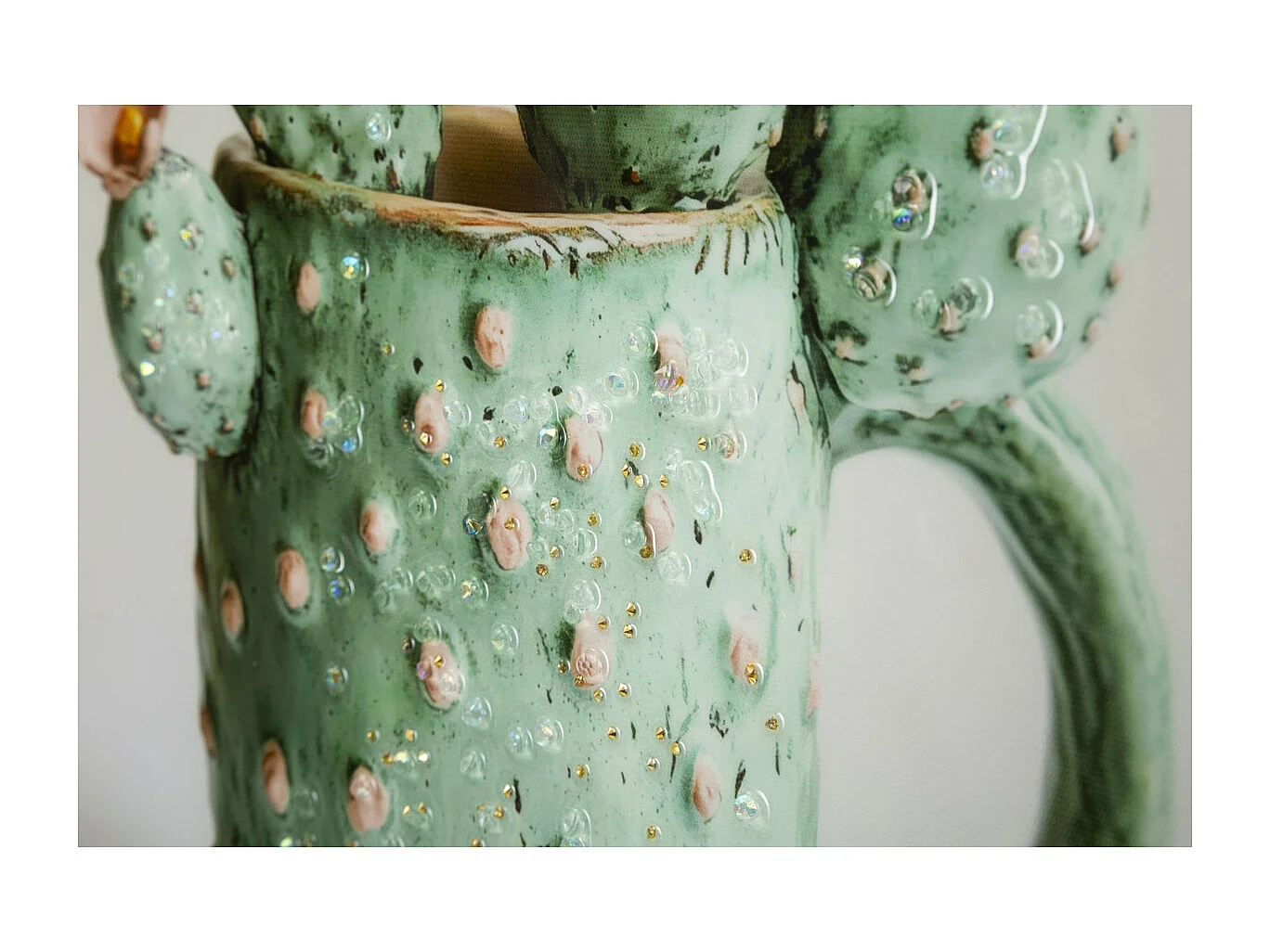 Wydruk na Płótnie z Ramą Kaktus 4, Wielokolorowy, 40x2,8x40 cm, Seven Design