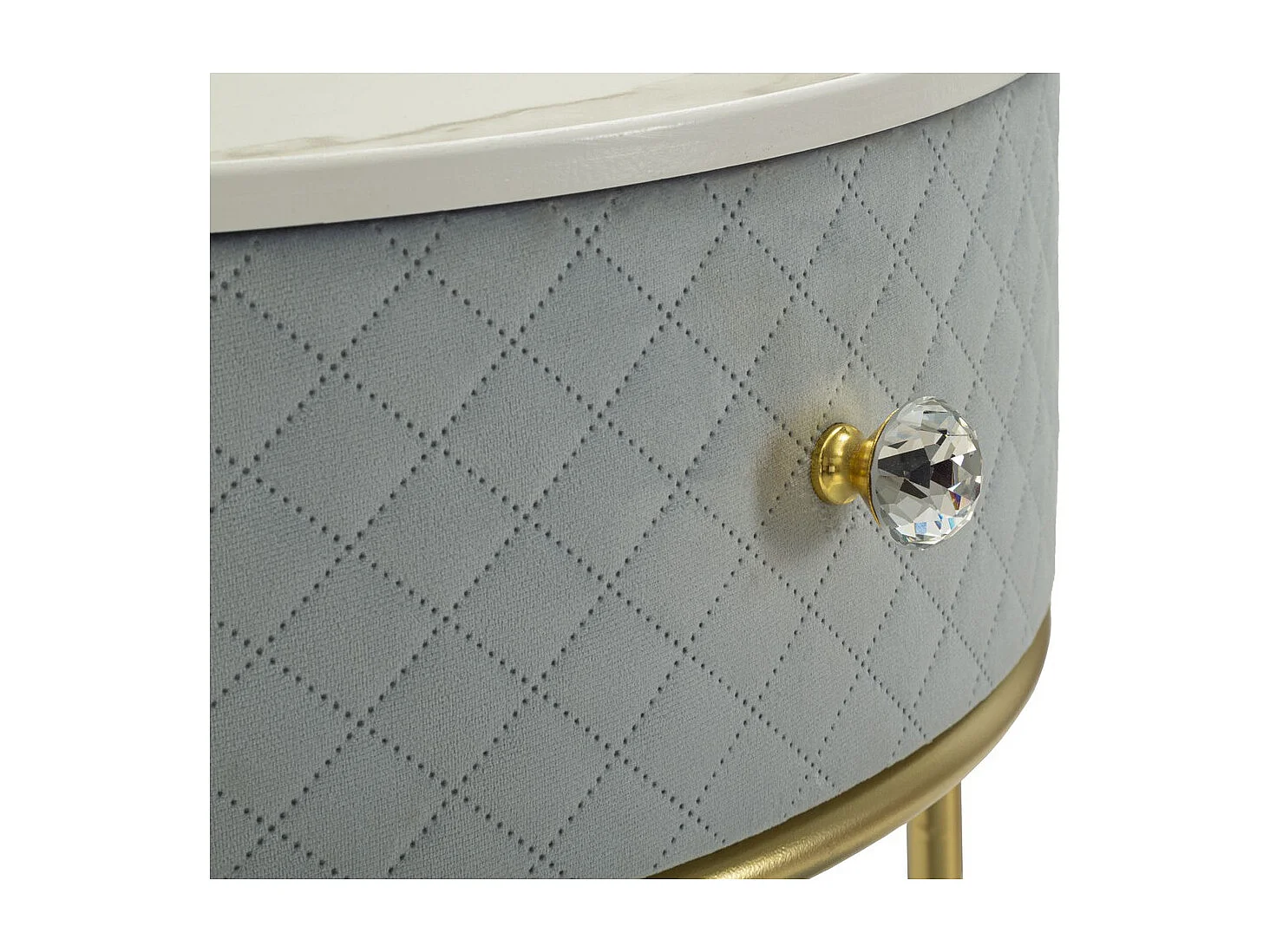 Comodino MF757, Blu, 52x52x70 cm, Epikasa