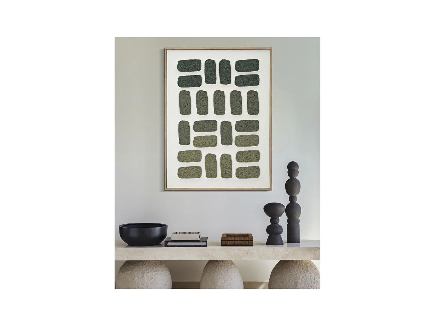 Impression sur Toile avec Cadre MF784, Multicouleur, 60x2,9x80 cm, Seven Design