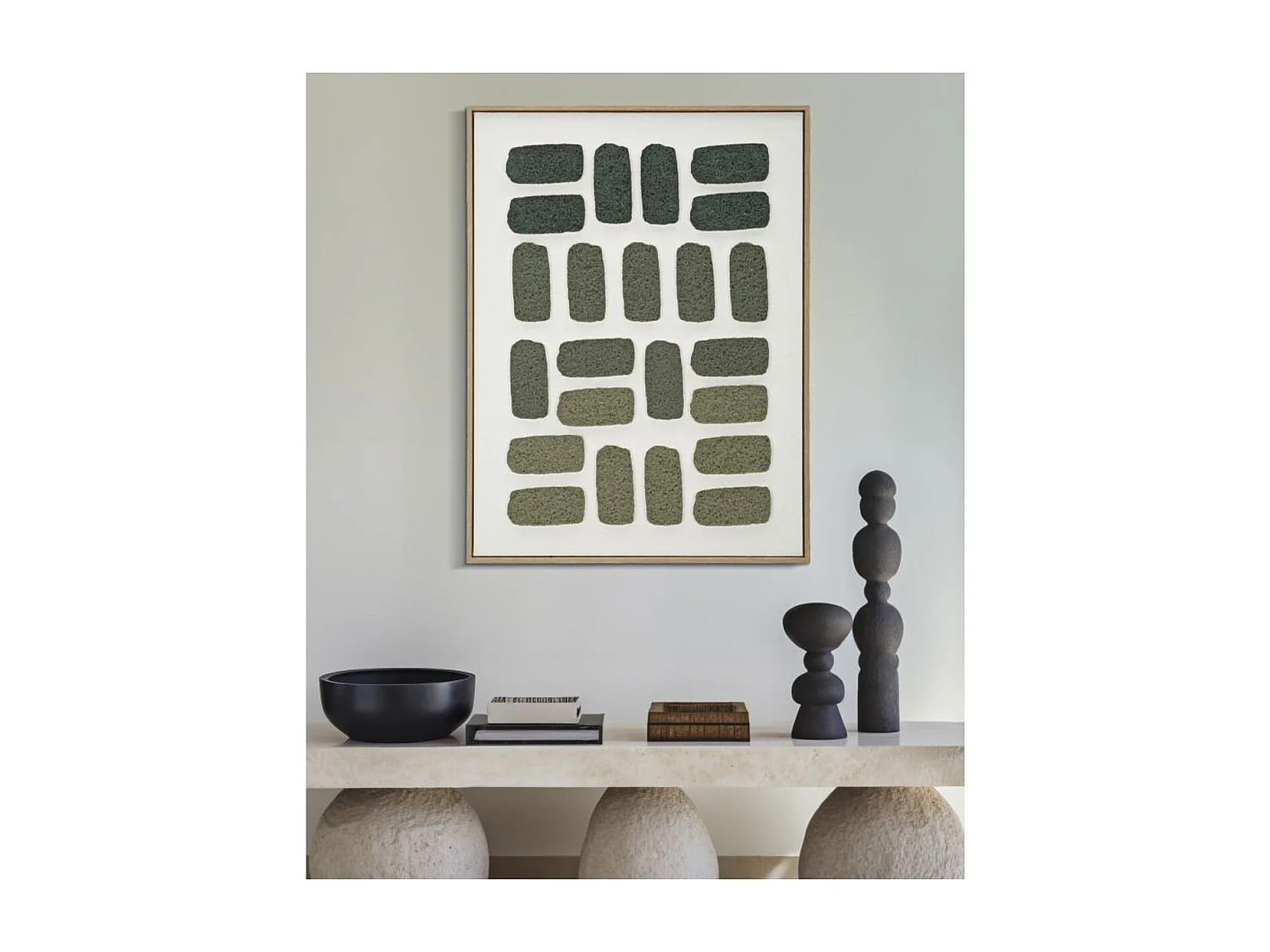 Impression sur Toile avec Cadre MF784, Multicouleur, 60x2,9x80 cm, Seven Design