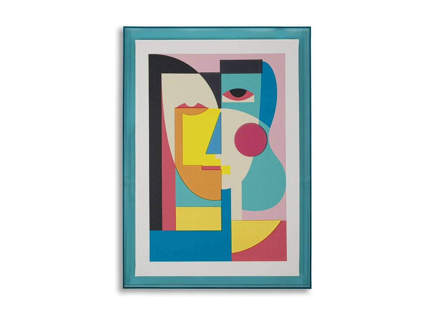 Wydruk na Płótnie z Ramą Psychodeliczny 4, Wielokolorowy, 50x3,3x70 cm, Seven Design