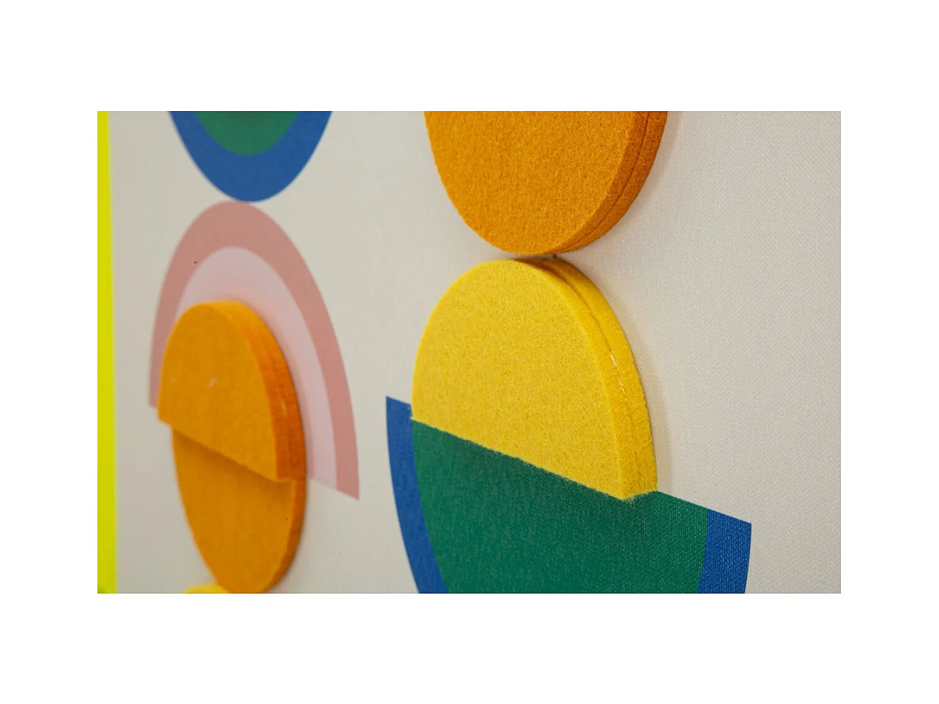 Afdrukken op Canvas met Lijst Psychedelisch 7, Veelkleurig, 50x3,3x70 cm, Seven Design