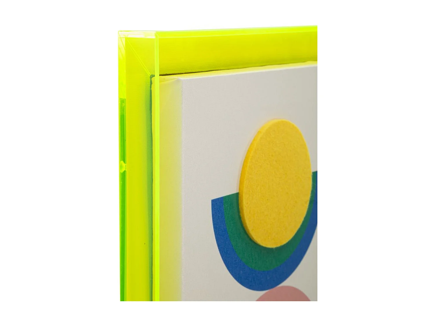 Impression sur Toile avec Cadre Psychédélique 7, Multicouleur, 50x3,3x70 cm, Seven Design